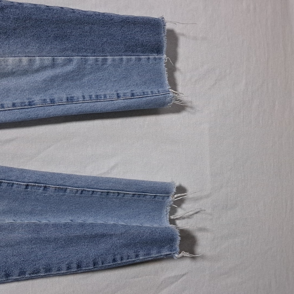 Two Panel Straight Raw Hem - Picture 3 of 8